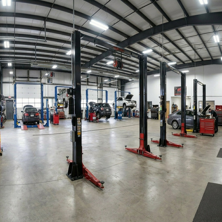 4.5 Tonne Clear Floor Car Hoist Single Point Release 2020mm Lift Height, 4 x 3 Stage arms YL-345