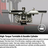 DS-706A Car Tyre Changer Suitable For 10 to 24" With Tilt Column & Tyre Inflator