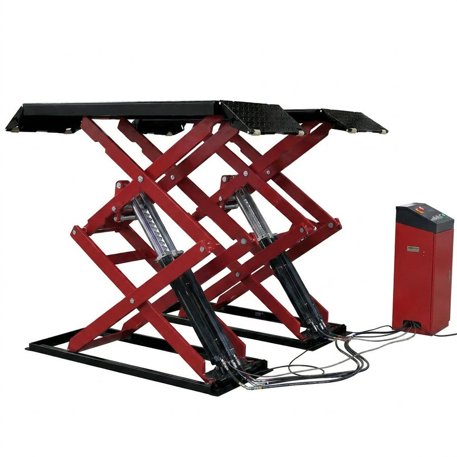 Highlift YL635FW Full Rise Car Scissor Lift 3.5 Tonne Full Height 1800mm