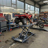 Commercial 1000kg Hydraulic Motor Bike, Cycle Lift Table Hoist For 4 Wheel Motorbikes OPK-ME-2200