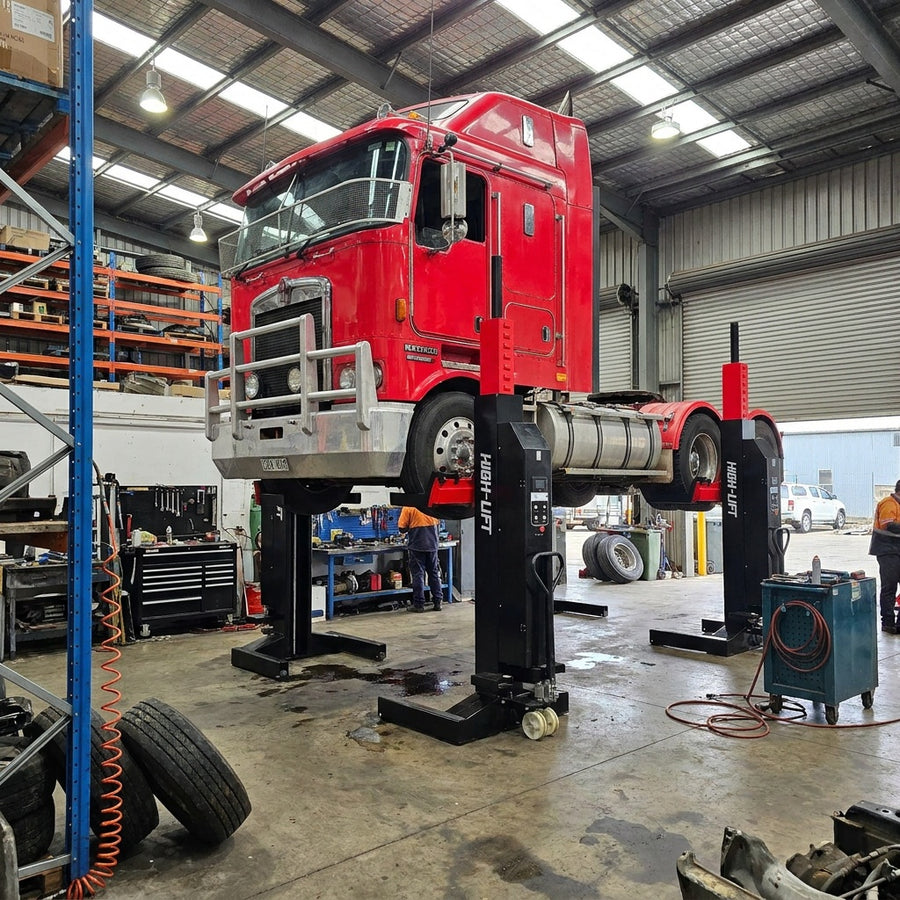Wireless Mobile Truck, Bus, Forklift. Caravan, Tractor Column Lift Hoist 10Tonne Per Column