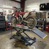 Commercial 1000kg Hydraulic Motor Bike, Cycle Lift Table Hoist For 4 Wheel Motorbikes OPK-ME-2200
