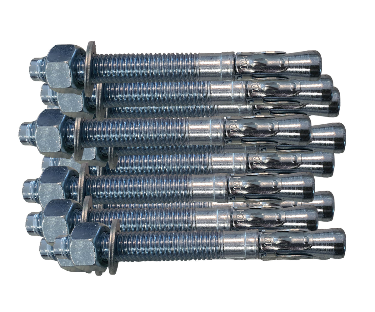 Set 12 x 20mm Car Hoist Anchor Bold Dyna Bolt