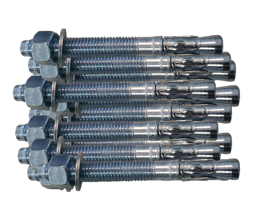 Set 12 x 20mm Car Hoist Anchor Bold Dyna Bolt