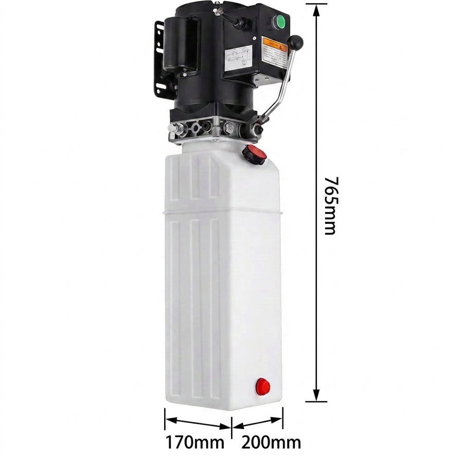 Single Phase 240v 10amp Car Hoist Hydraulic Pump Power Pack 12L Tank