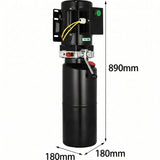 Three Phase 415v 10amp Car Hoist Hydraulic Pump Power Pack 16L Steel Tank