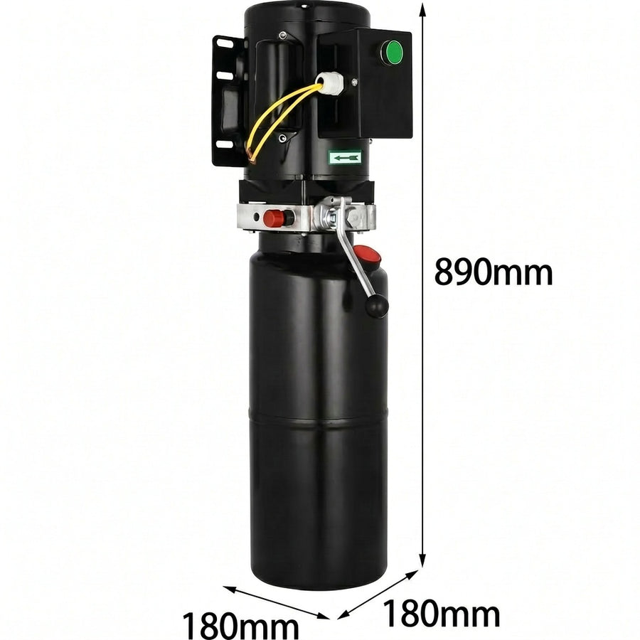 Single Phase 240v 10amp Car Hoist Hydraulic Pump Power Pack 16L Steel Tank