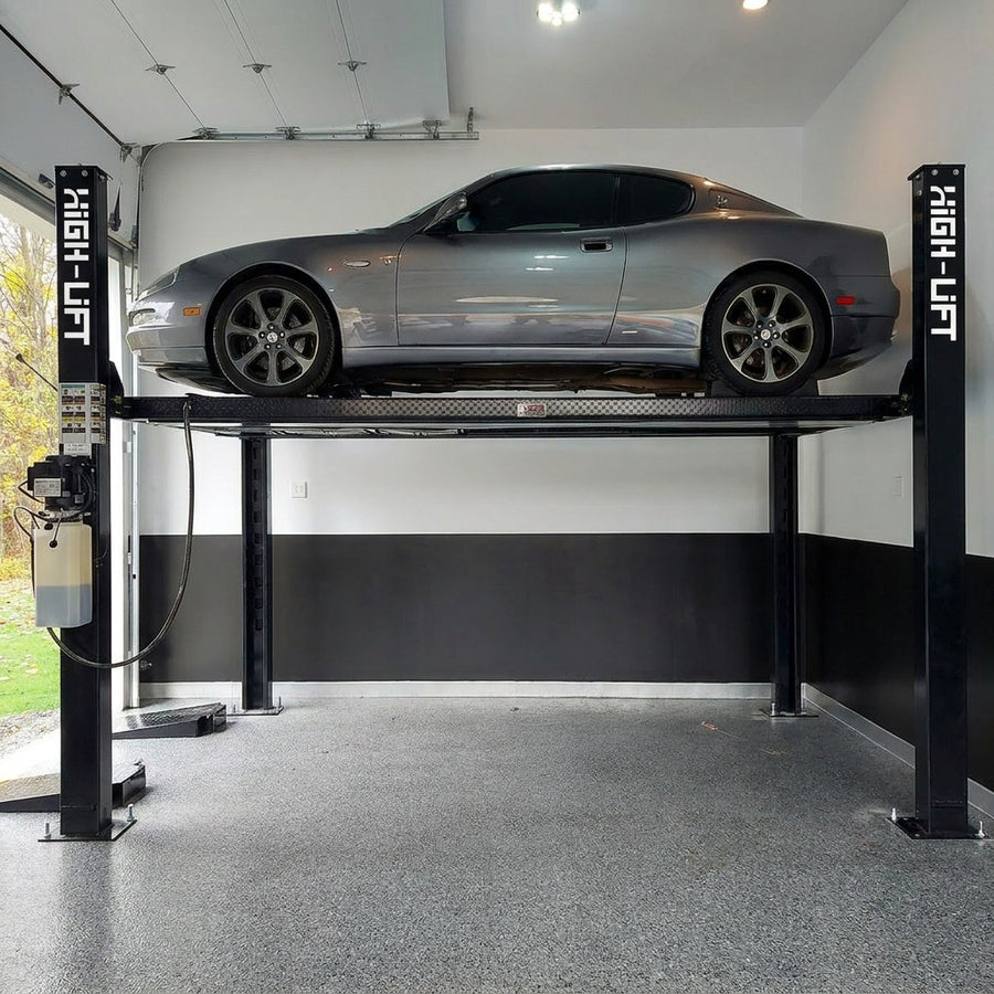 Highlift AYL4000 4 Post Car Storage Workshop Storage Hoist 4 tonne