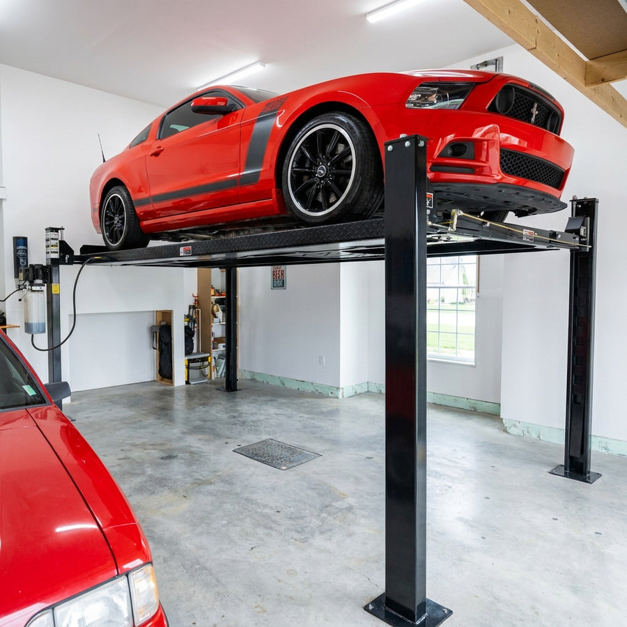 Highlift AYL4000 4 Post Car Storage Workshop Storage Hoist 4 tonne