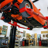 Set of 4 Car Hoist Wheel, Tyre Engaging Adapters Suitable for Electric Vehicles & Car Storage On 2 Post Hoists