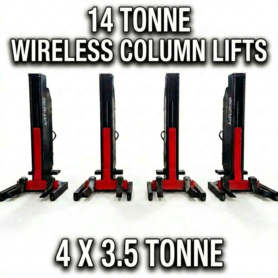 Wireless Mobile Truck Column Lift Hoists, Bus, Forklift. Caravan, Lift Hoist 14 Tonne, 3.5Tonne Per Column