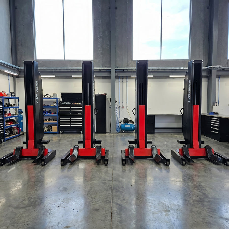 Wireless Mobile Truck Column Lift Hoists, Bus, Forklift. Caravan, Lift Hoist 14 Tonne, 3.5Tonne Per Column