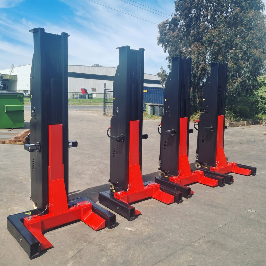 Wireless Mobile Truck, Bus, Forklift. Caravan, Tractor Column Lift Hoist 10Tonne Per Column