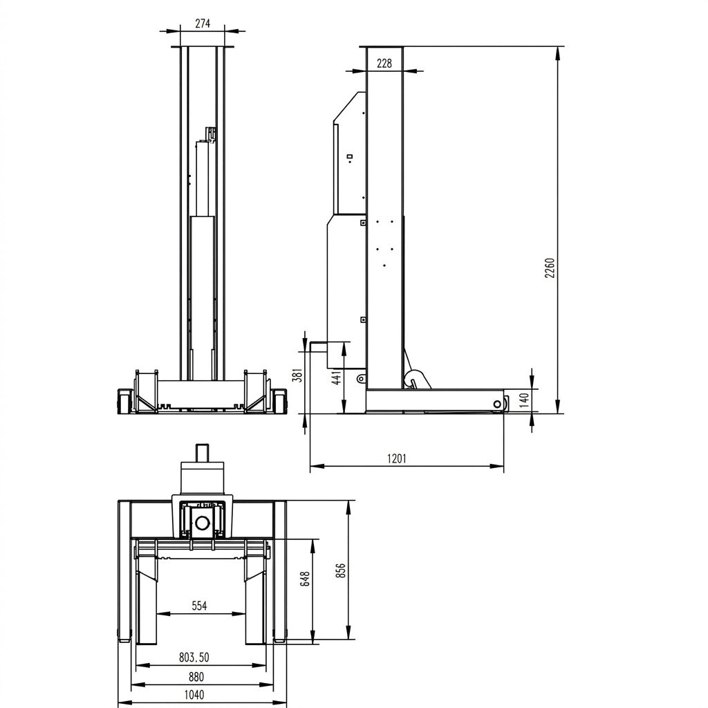 Wireless Mobile Truck Column Lift Hoists, Bus, Forklift. Caravan, Lift Hoist 14 Tonne, 3.5Tonne Per Column