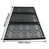 Plastic Oil Drip Trays Set Of 3 to Suit 4 Post Car Hoist Model YLPF-4500 1100mm Wide