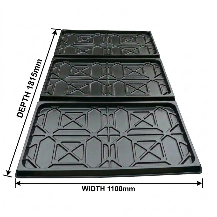 Plastic Oil Drip Trays Set Of 3 to Suit 4 Post Car Hoist Model YLPF-4500 1100mm Wide