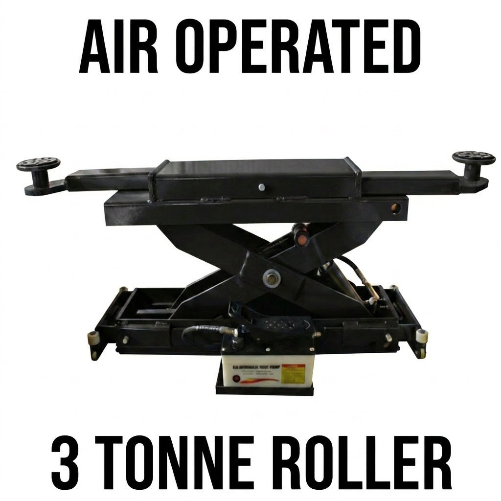 RJQ-7000 Heavy Duty 3 Tonne Rolling Bridge Jack for Truck Hoist Air Operated Suit YL-6500 and YL-5500