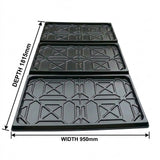 Plastic Oil Drip Trays Set Of 3 to Suit 4 Post Car Hoist Model YL-4000, YL-4000H, YL-9FW, YL-11FW 950mm Wide