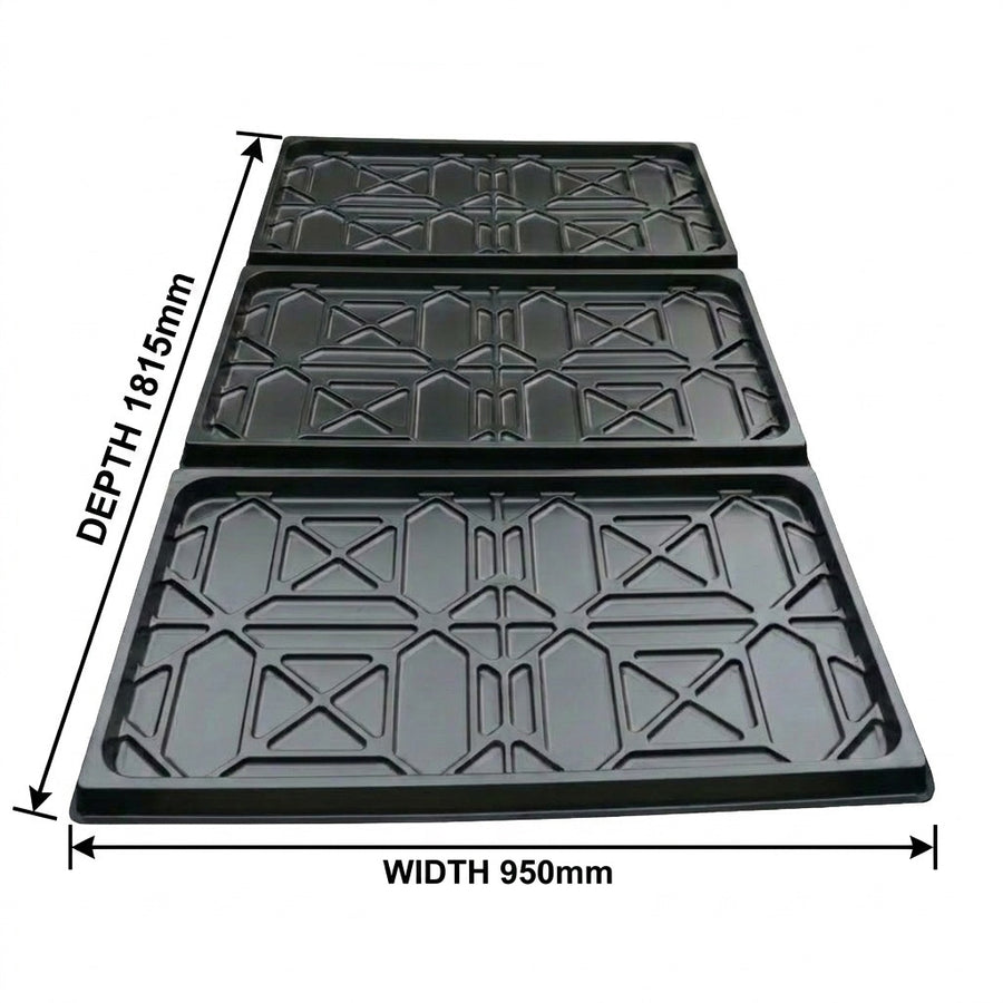 Plastic Oil Drip Trays Set Of 3 to Suit 4 Post Car Hoist Model YL-4000, YL-4000H, YL-9FW, YL-11FW 950mm Wide