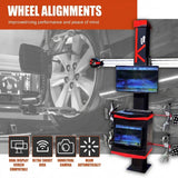 V3D-KL 3D Car Wheel Aligner, Laser Wheel Alignment Machine Automatic Lateral Beam