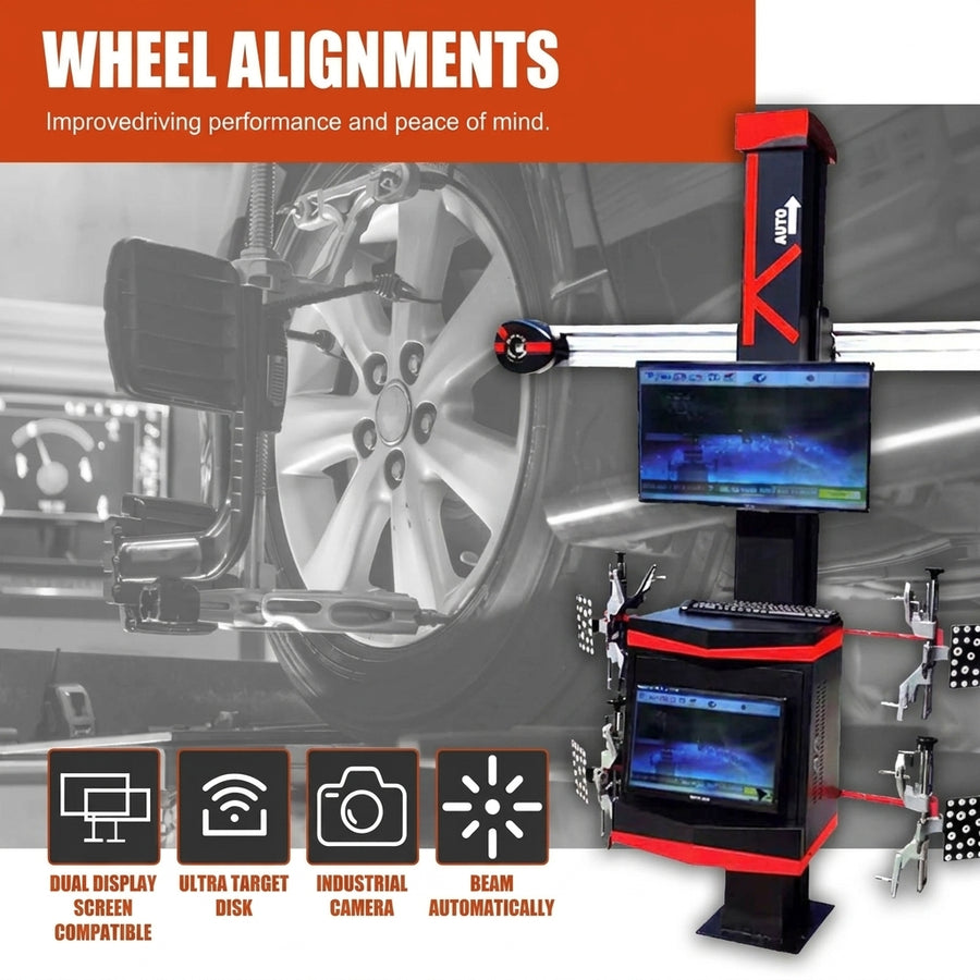 V3D-KL 3D Car Wheel Aligner, Laser Wheel Alignment Machine Automatic Lateral Beam
