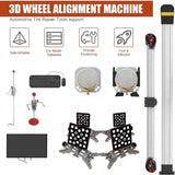V3D-KL 3D Car Wheel Aligner, Laser Wheel Alignment Machine Automatic Lateral Beam