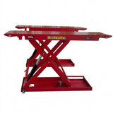 Highlift YL640BE CAR SCISSOR LIFT Max Lift Capacity 4 Tonne, Electric Locks Wheel Kit & Rubber Pads