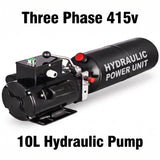 Three Phase 415v 10amp Car Hoist Hydraulic Pump Power Pack 10L Steel Tank