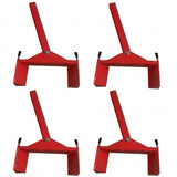 Set of 4 Car Hoist Wheel, Tyre Engaging Adapters Suitable for Electric Vehicles & Car Storage On 2 Post Hoists