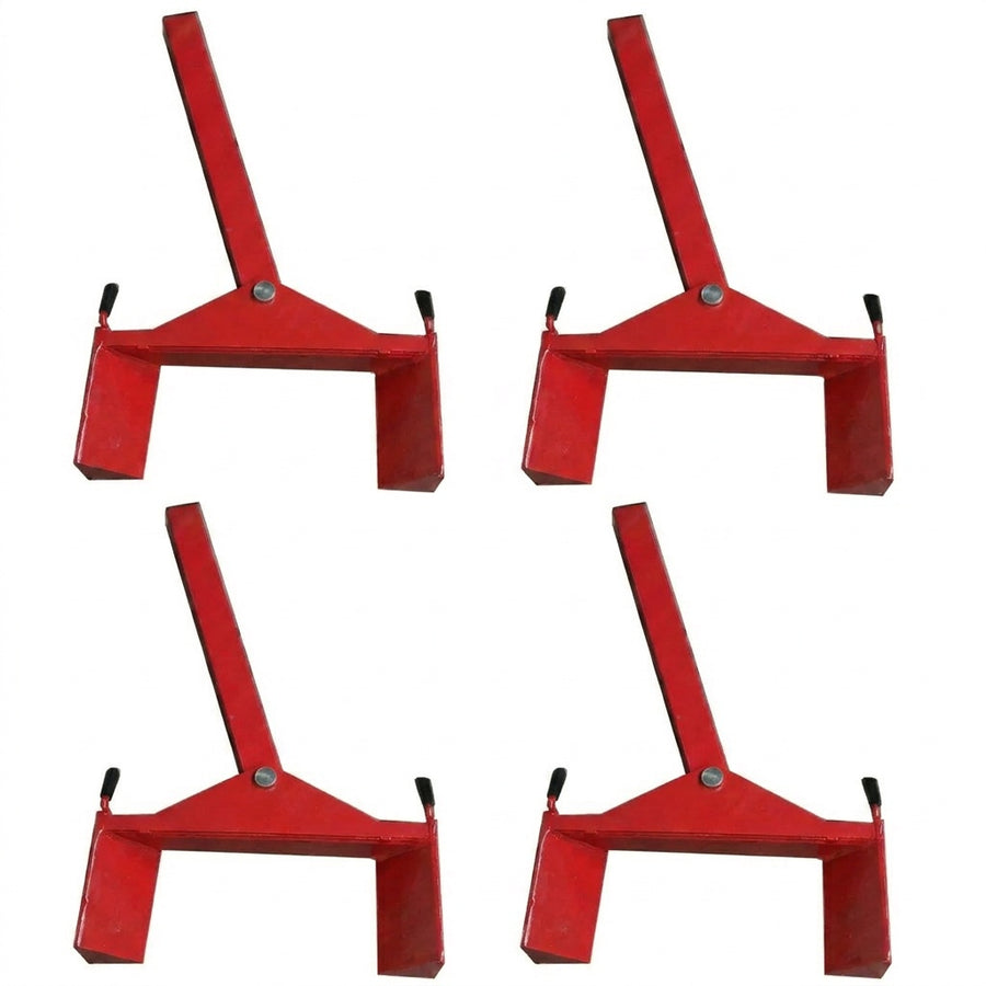Set of 4 Car Hoist Wheel, Tyre Engaging Adapters Suitable for Electric Vehicles & Car Storage On 2 Post Hoists