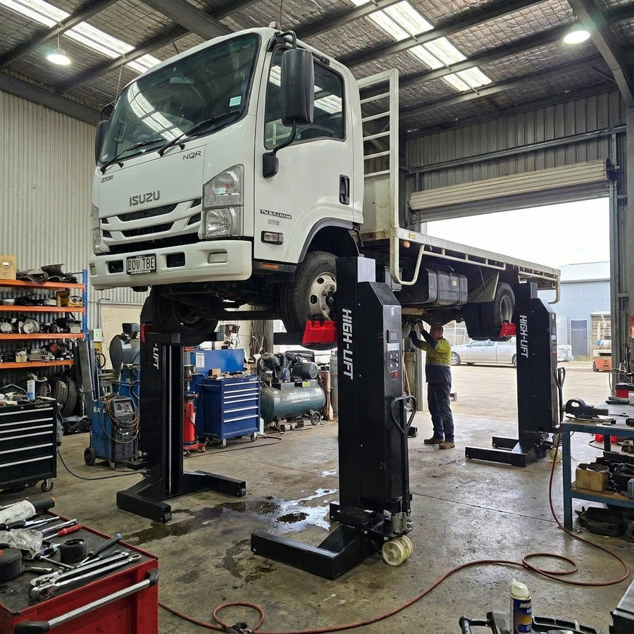 Wireless Mobile Truck Column Lift, Bus, Forklift. Caravan, Caravan Lift Hoist,22 Tonne 5.5Tonne Per Column