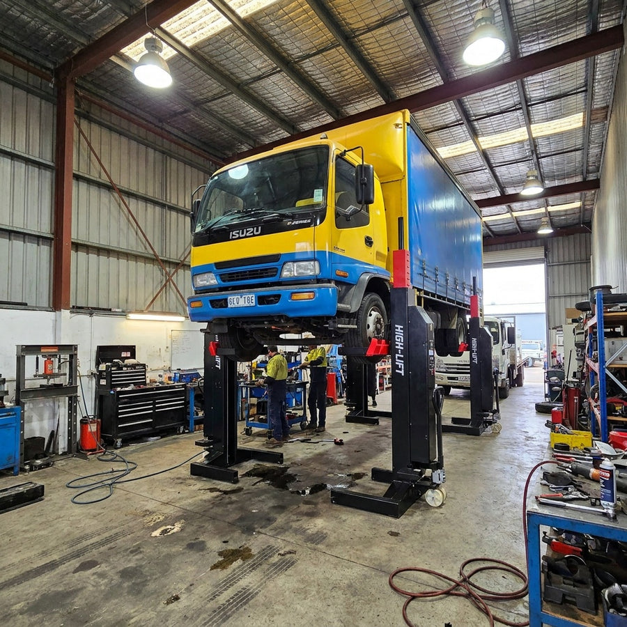 Wireless Mobile Truck Column Lift, Bus, Forklift. Caravan, Caravan Lift Hoist,22 Tonne 5.5Tonne Per Column