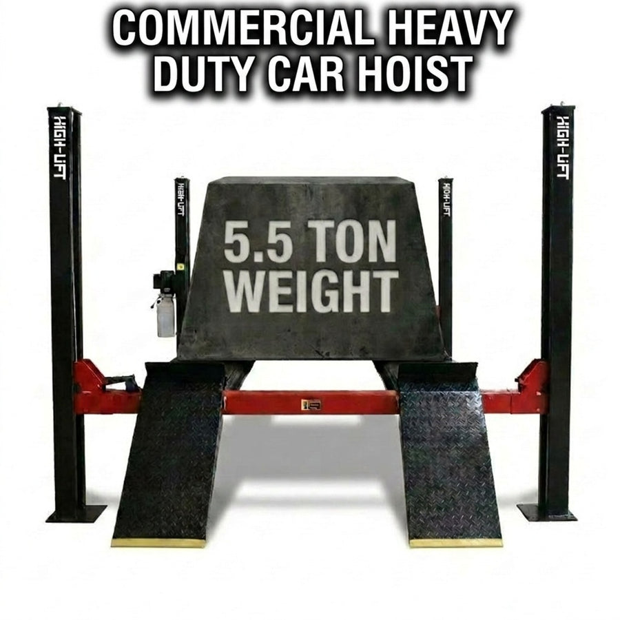 Highlift YL-5500 5.5 Tonne 4 Post Commercial Heavy Duty Car Hoist