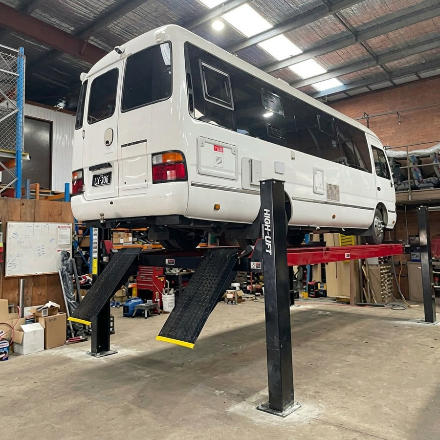YL-6500, 6.5 Tonne 4 Post Commercial Use Heavy Duty, Car Truck Hoist