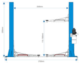 YL-268 Base Plate Car Truck Hoist 6.8 Tonne Single Point Release, 3 Stage Lifting Arms