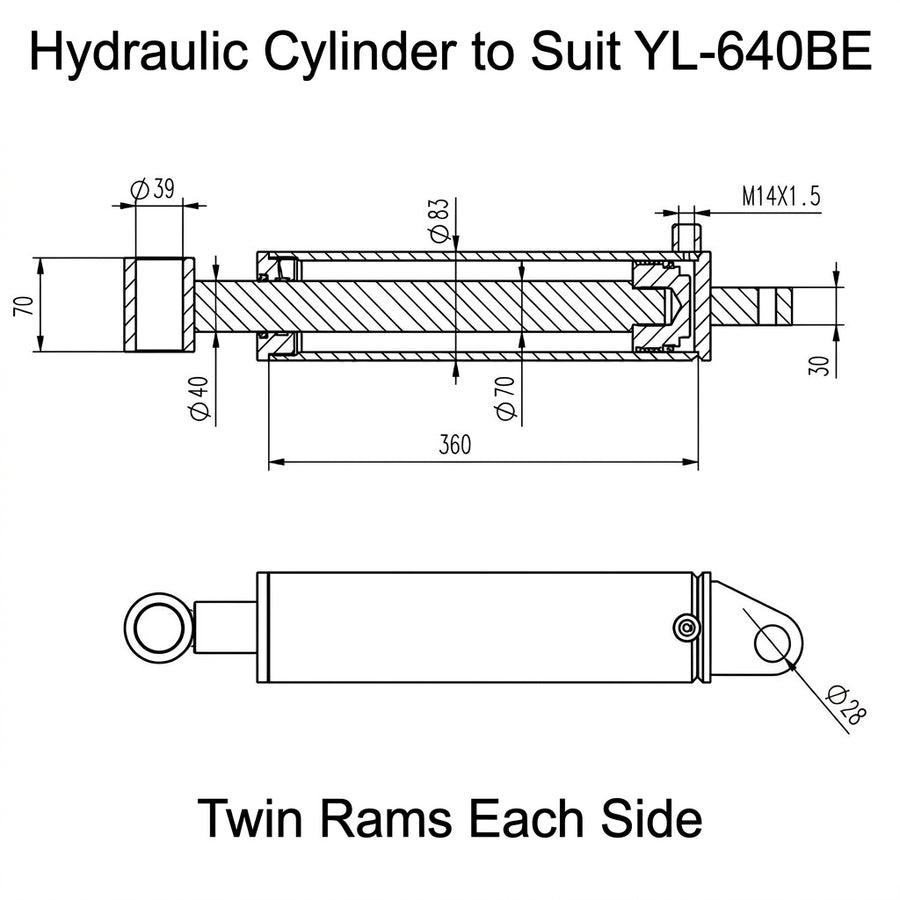 Hydraulic Cylinder/Rams Scissor Lifts