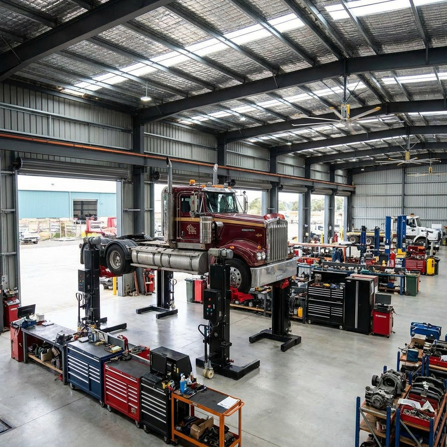 Mobile Truck, Bus, Forklift Column Lift Hoist 7.5Tonne Per Column 30Ton, 3phase AA-4C
