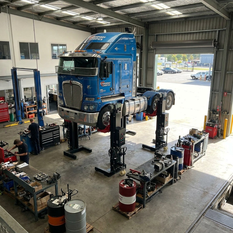 Mobile Truck, Bus, Forklift Column Lift Hoist 7.5Tonne Per Column 30Ton, 3phase AA-4C
