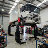 Wireless Mobile Truck Column Lift, Bus, Forklift. Caravan, Lift Hoist 30Tonne, 7.5 Ton per column