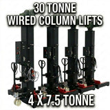 Mobile Truck, Bus, Forklift Column Lift Hoist 7.5Tonne Per Column 30Ton, 3phase AA-4C
