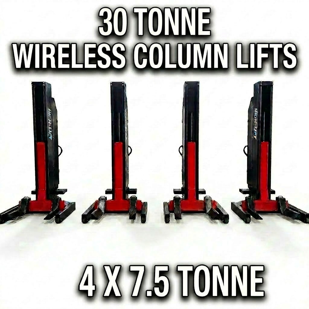 Wireless Mobile Truck Column Lift, Bus, Forklift. Caravan, Lift Hoist 30Tonne, 7.5 Ton per column
