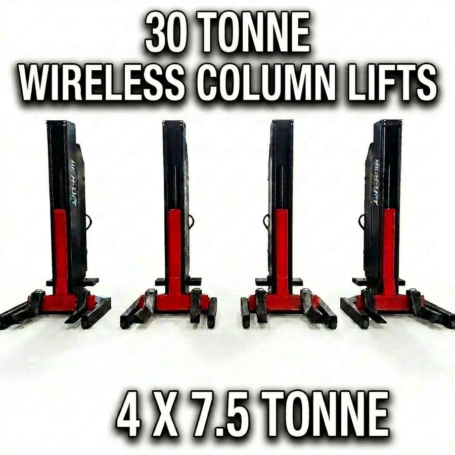 Wireless Mobile Truck Column Lift, Bus, Forklift. Caravan, Lift Hoist 30Tonne, 7.5 Ton per column