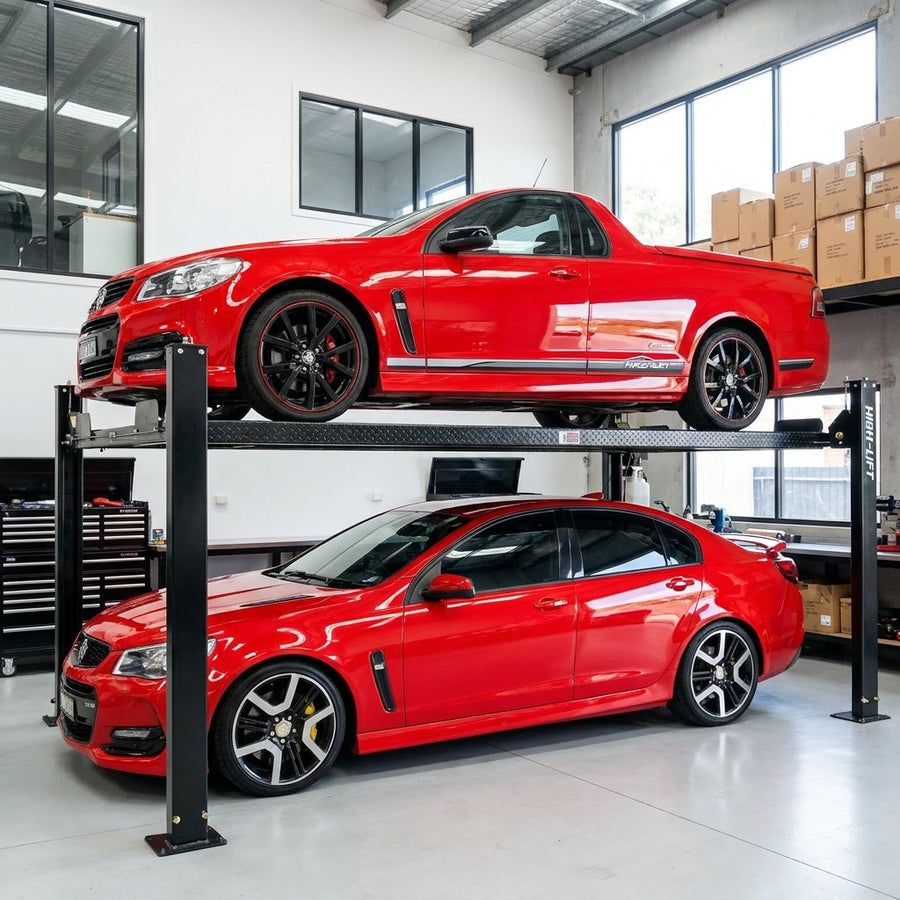 Highlift AYL4000 4 Post Car Storage Workshop Storage Hoist 4 tonne