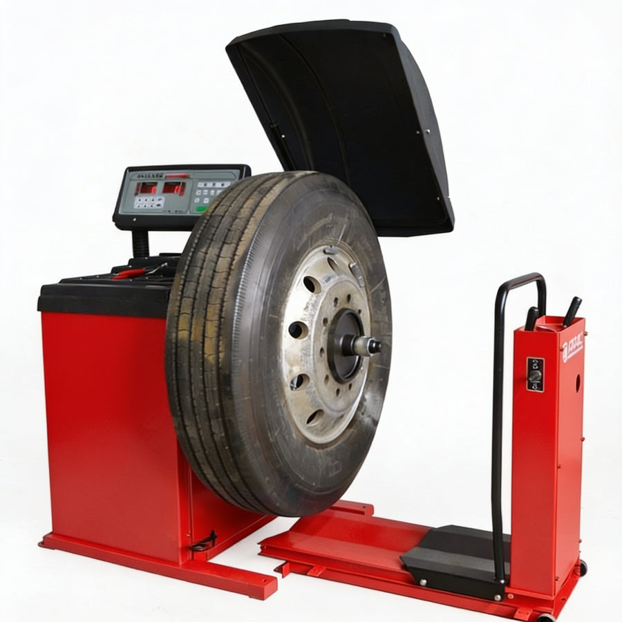 Truck, Bus and Car Wheel Balancer with Air Assist Lift - DS-90E1