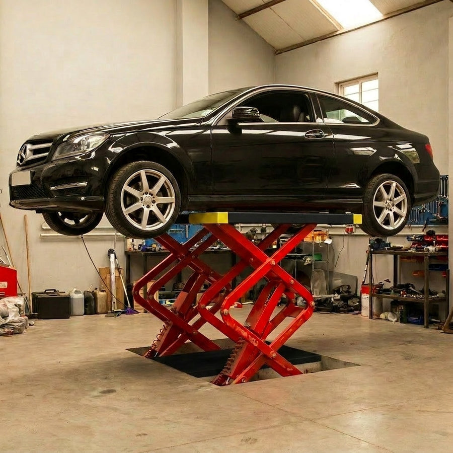 YL635K Inground Car Scissor Lift 3.5Tonne Full Lift Height 2000mm