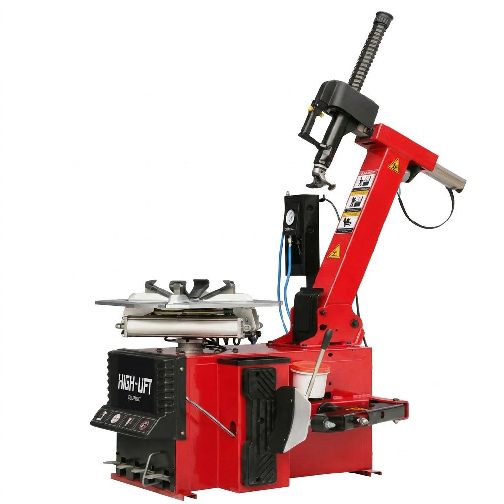 DS-706A Car Tyre Changer Suitable For 10 to 24" With Tilt Column & Tyre Inflator