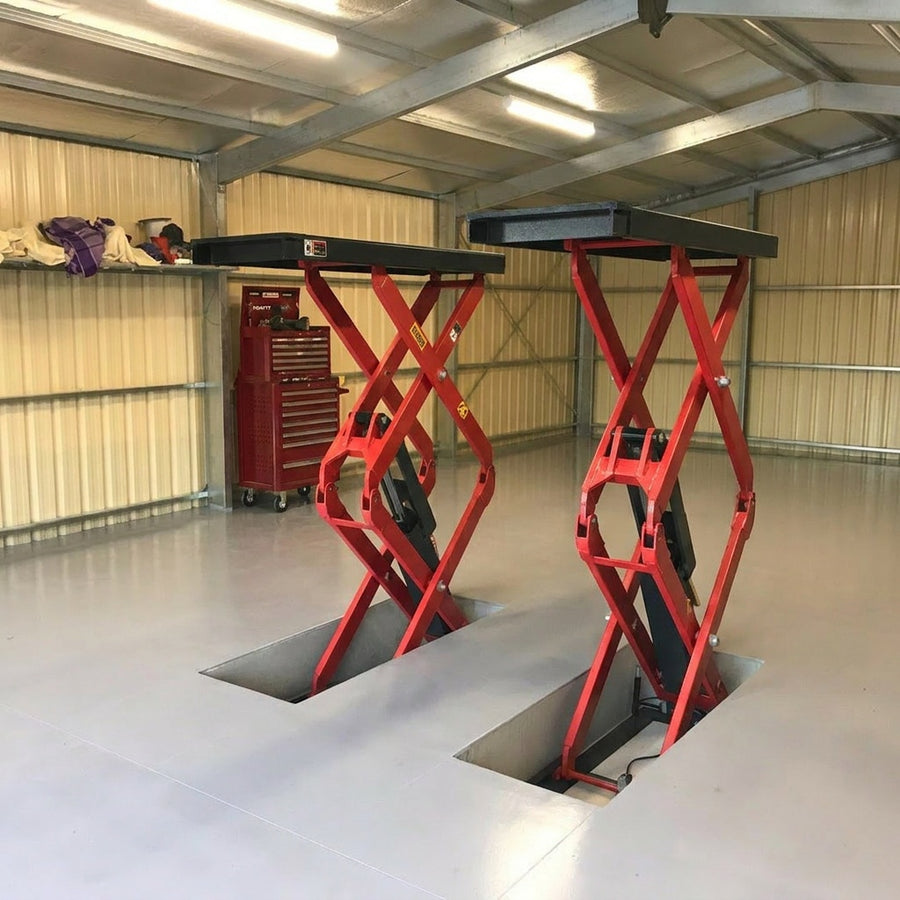 YL635K Inground Car Scissor Lift 3.5Tonne Full Lift Height 2000mm
