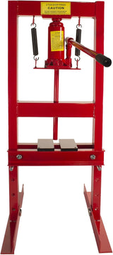6-Ton Hydraulic Shop Floor Press with Press Plates and H Frame is Ideal for Gears and Bearings (inc GST)