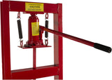6-Ton Hydraulic Shop Floor Press with Press Plates and H Frame is Ideal for Gears and Bearings (inc GST)