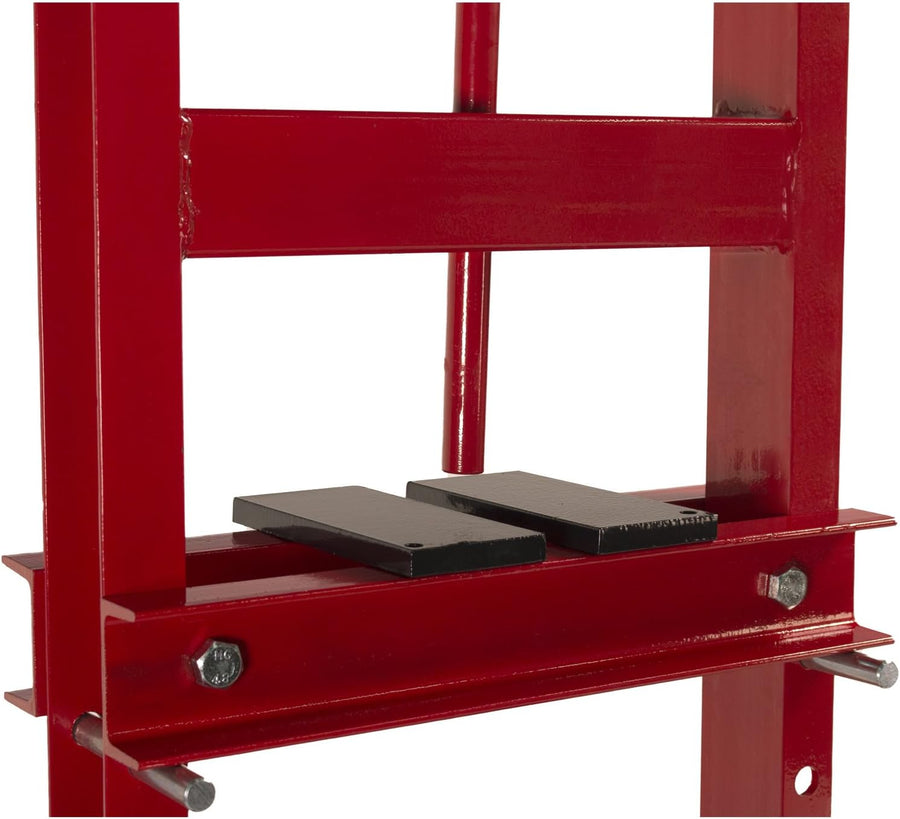 6-Ton Hydraulic Shop Floor Press with Press Plates and H Frame is Ideal for Gears and Bearings (inc GST)